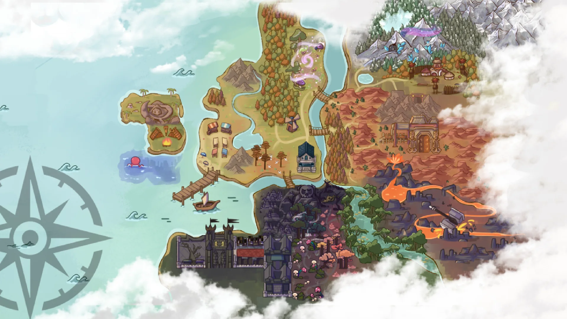 SpiritVale world map